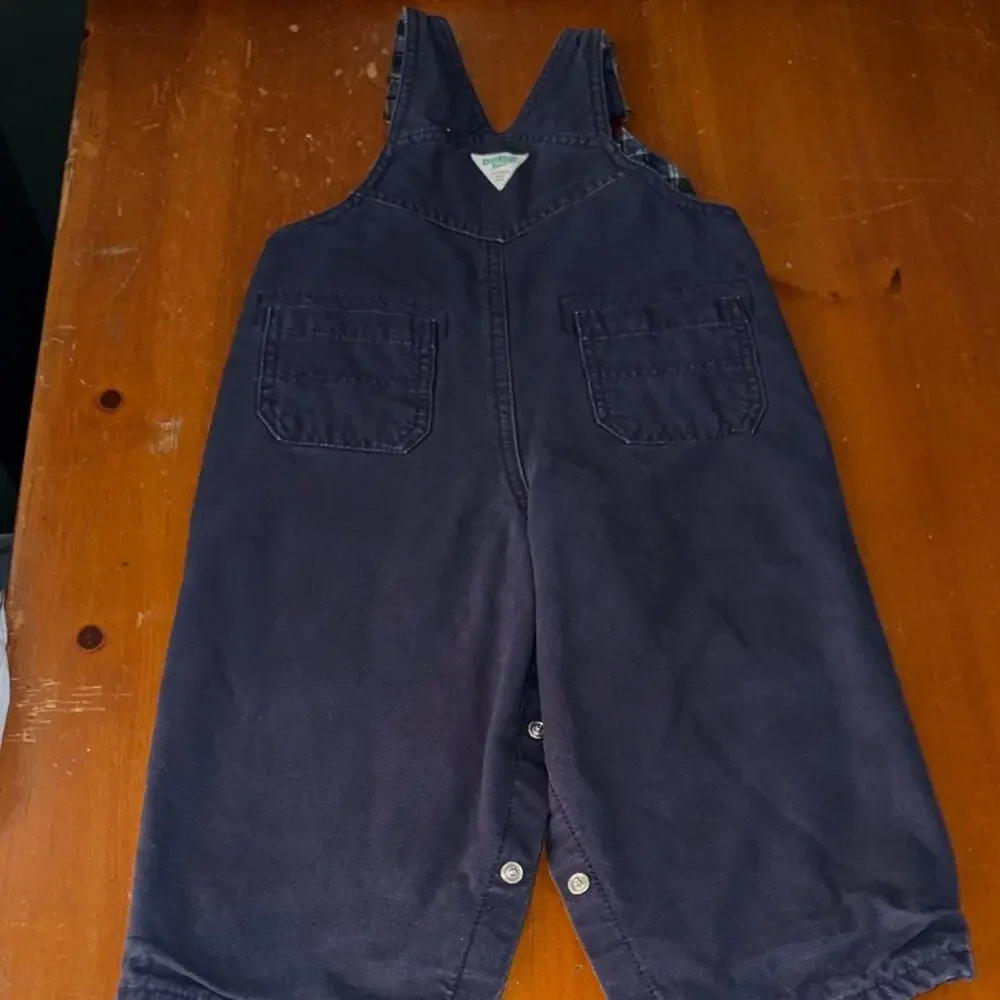 Vintage OshKosh B'gosh Toddler overalls Denim Jean Insulated Size 18 month
